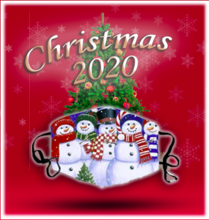 Load image into Gallery viewer, Snowman Group Holiday Face Mask
